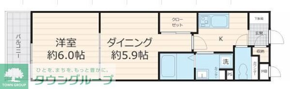 フォセット幡ヶ谷の物件間取画像